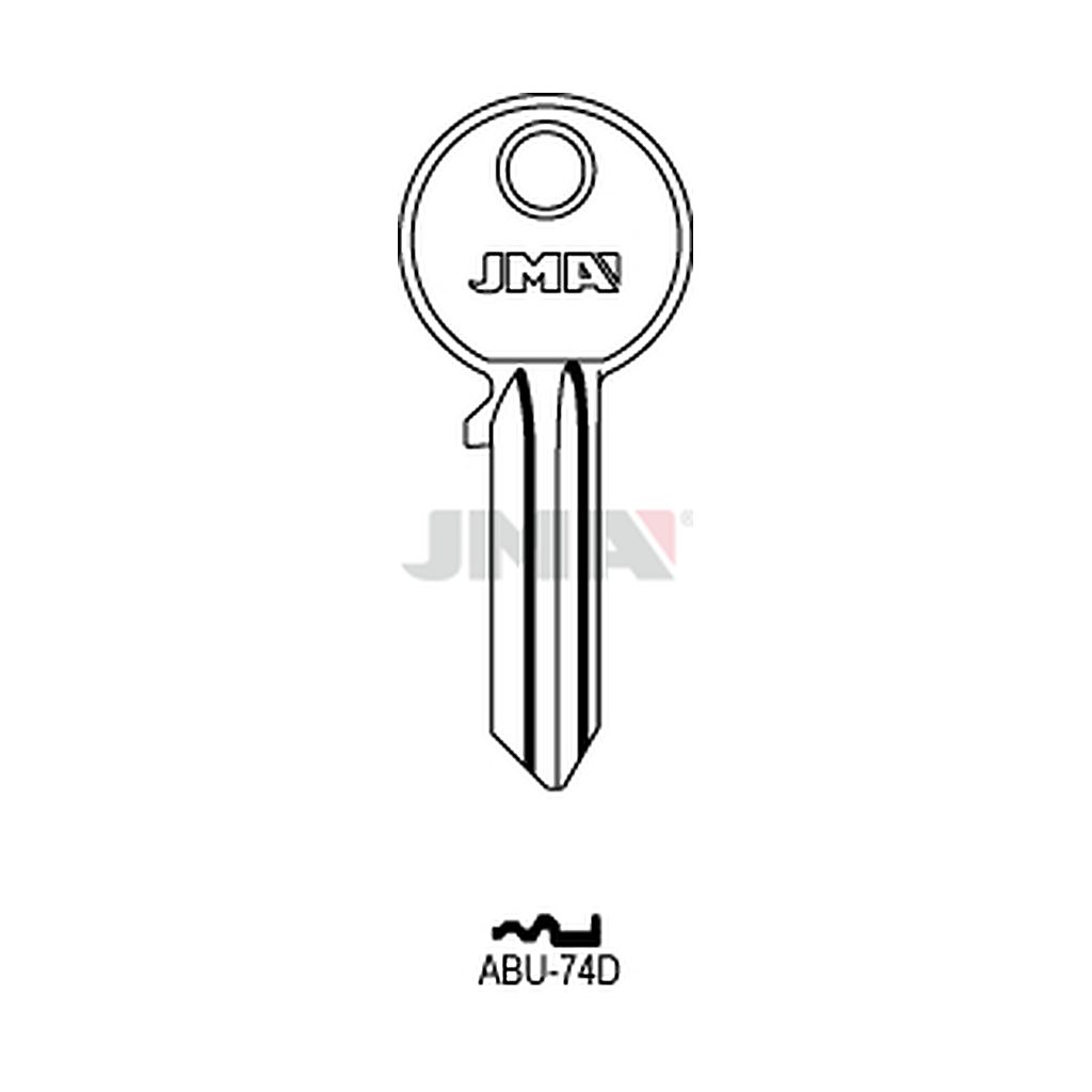 Clé plate ps acier ABU-74D