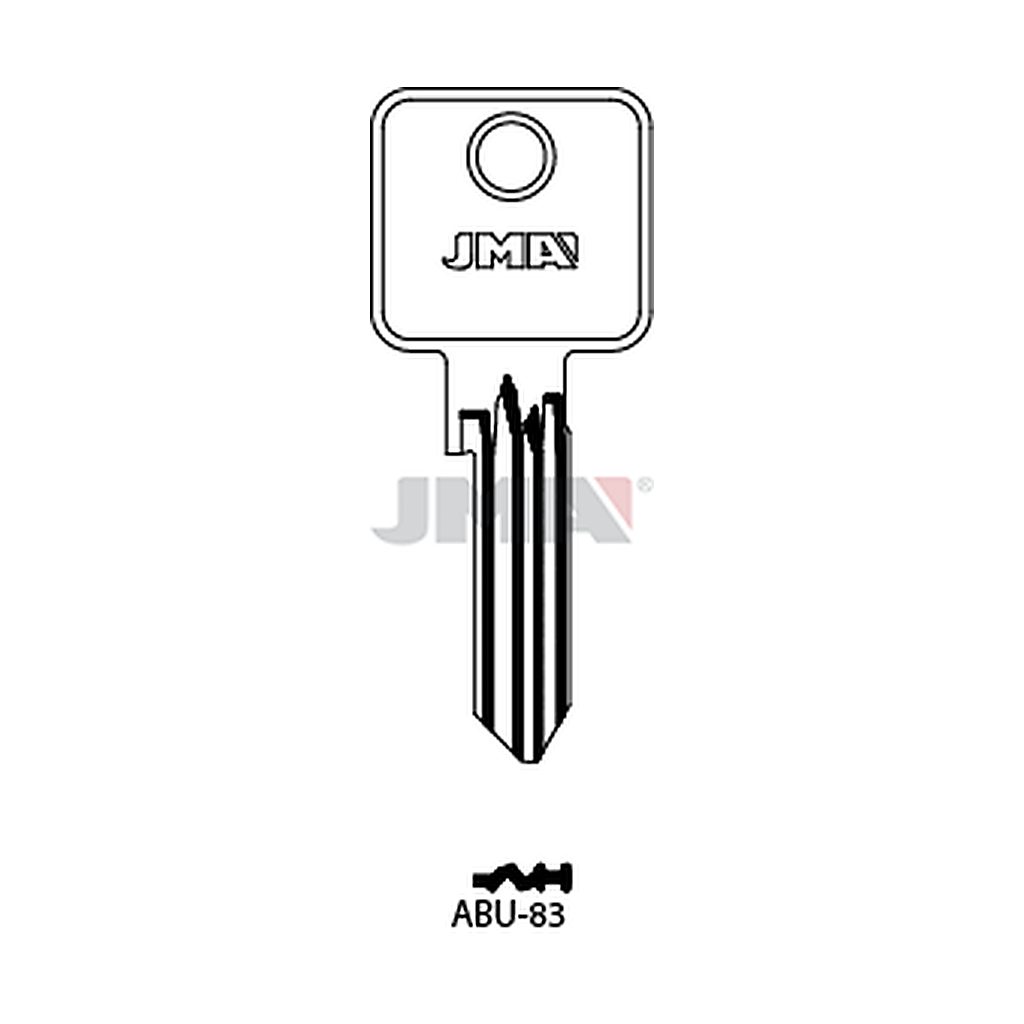Clé plate ps acier ABU-83