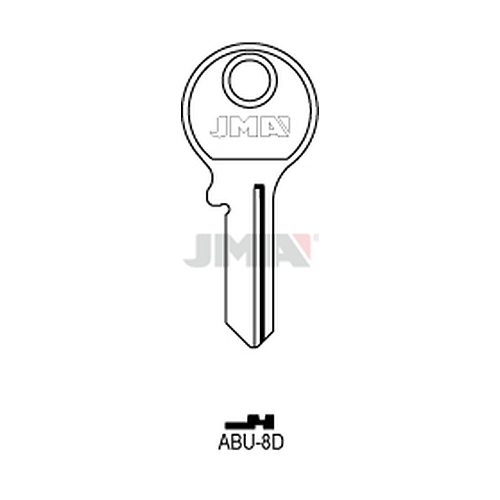 Clé plate acier ABU-8D