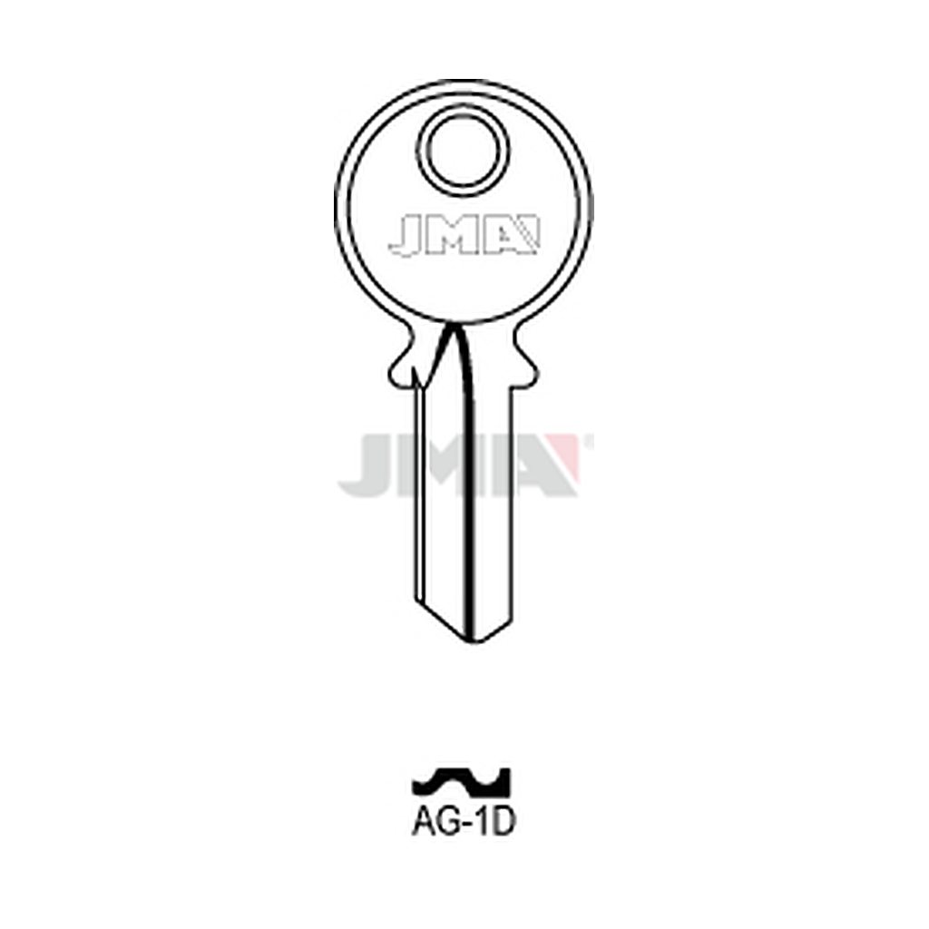 Clé plate acier AG-1D