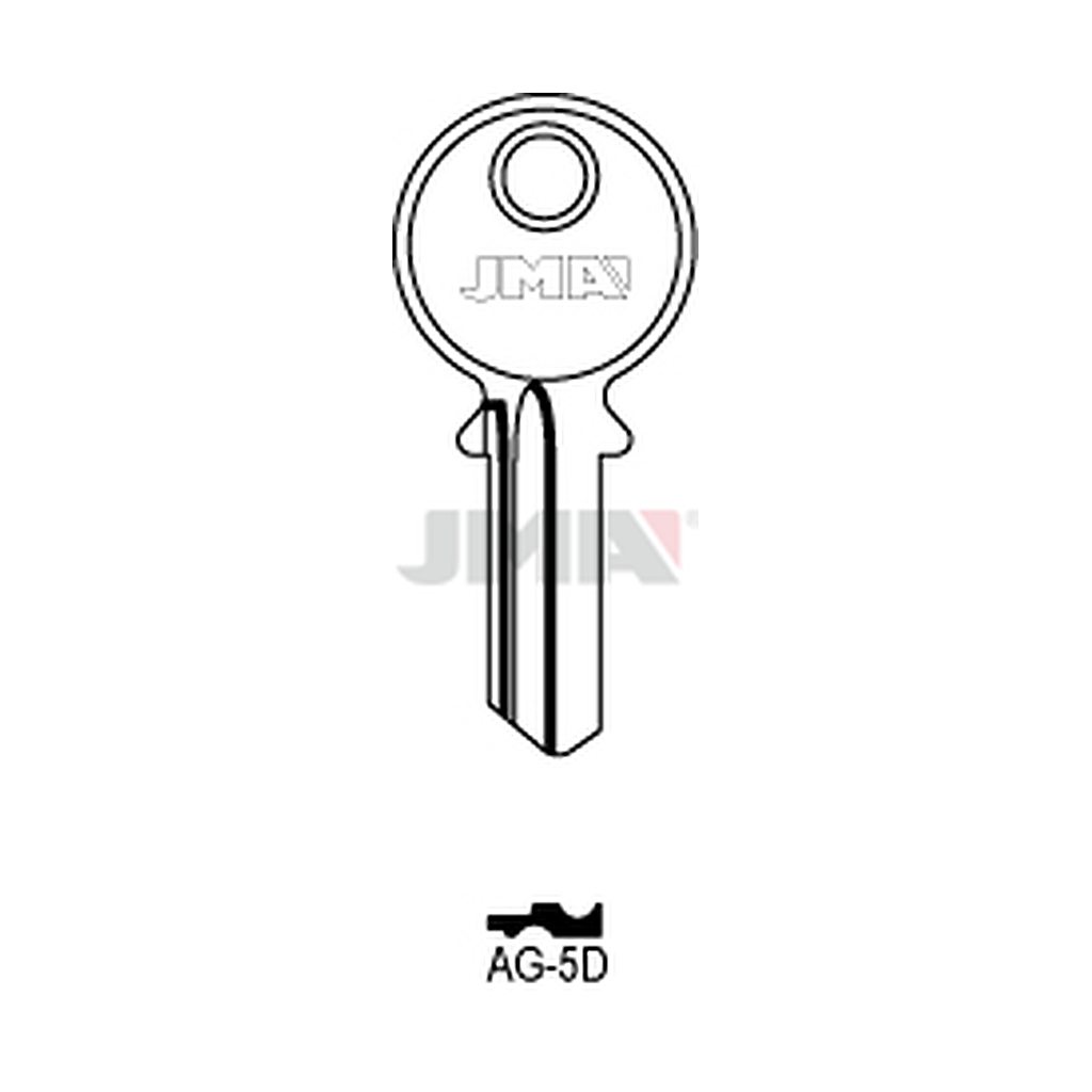 Clé plate acier AG-5D