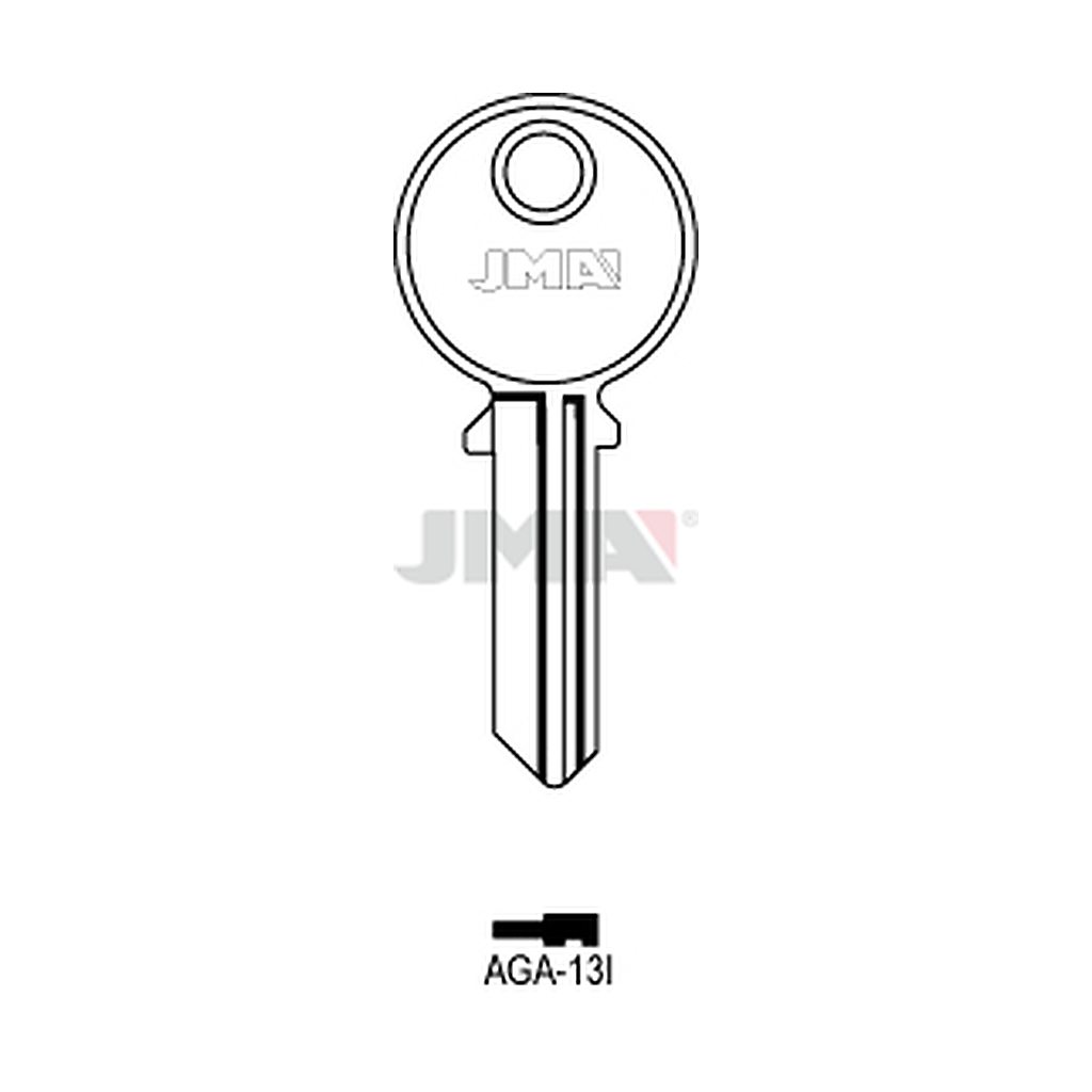 Clé plate acier AGA-13I