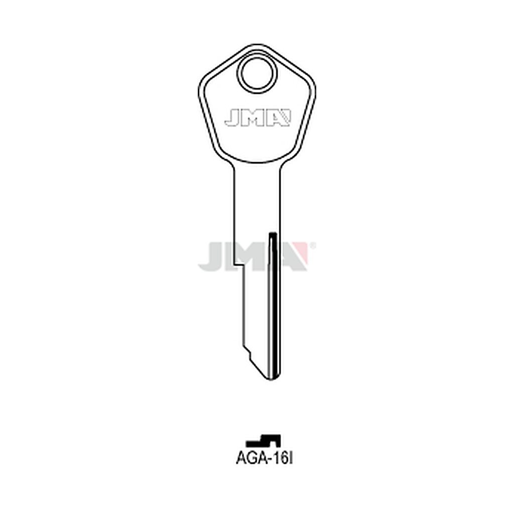 Clé plate acier AGA-16I
