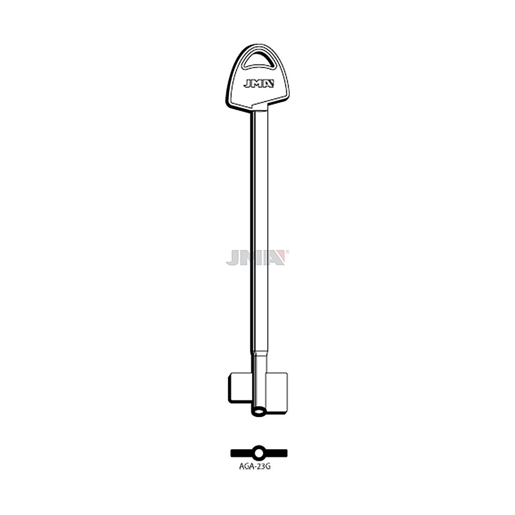 Clé double panneton AGA-23G
