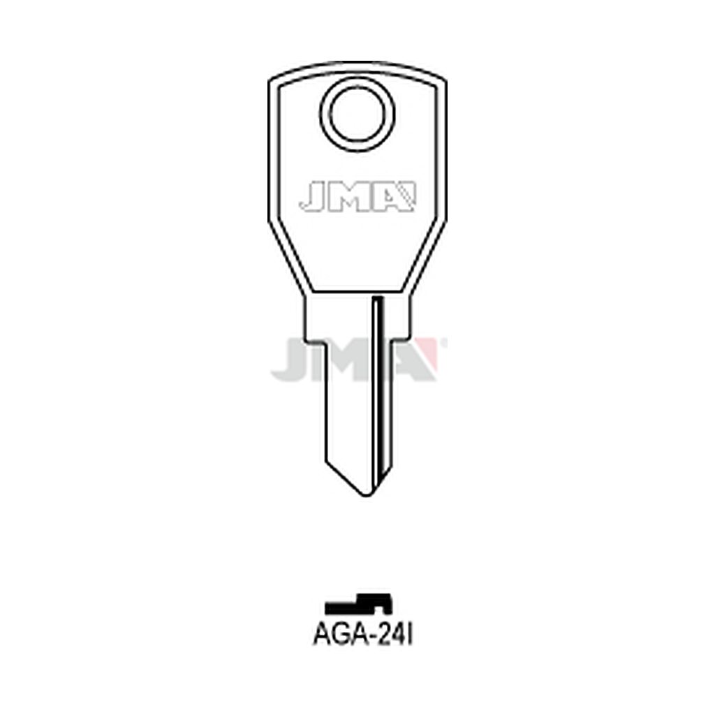 Clé plate acier AGA-24I