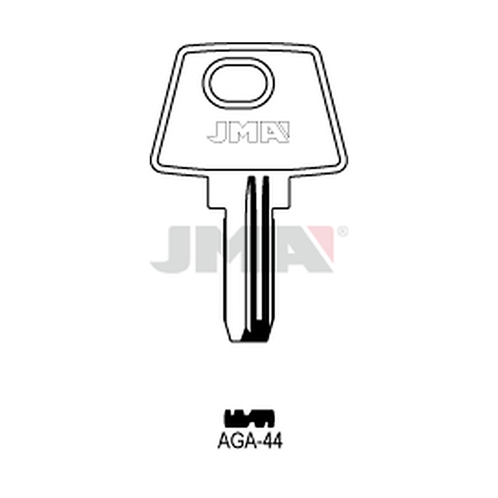 Clé spec.cyl.tête métal AGA-44