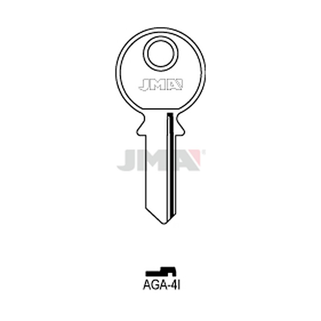 Clé plate acier AGA-4I