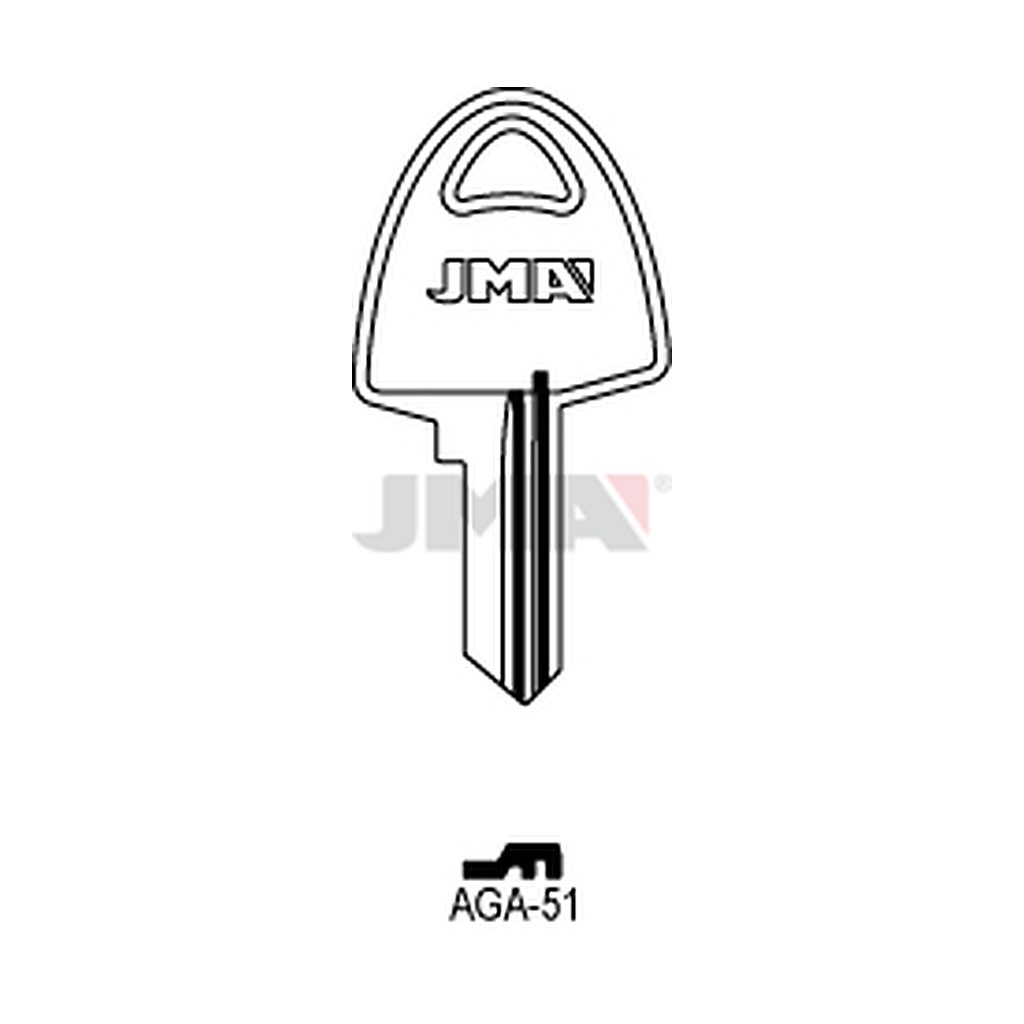 Clé plate acier AGA-51