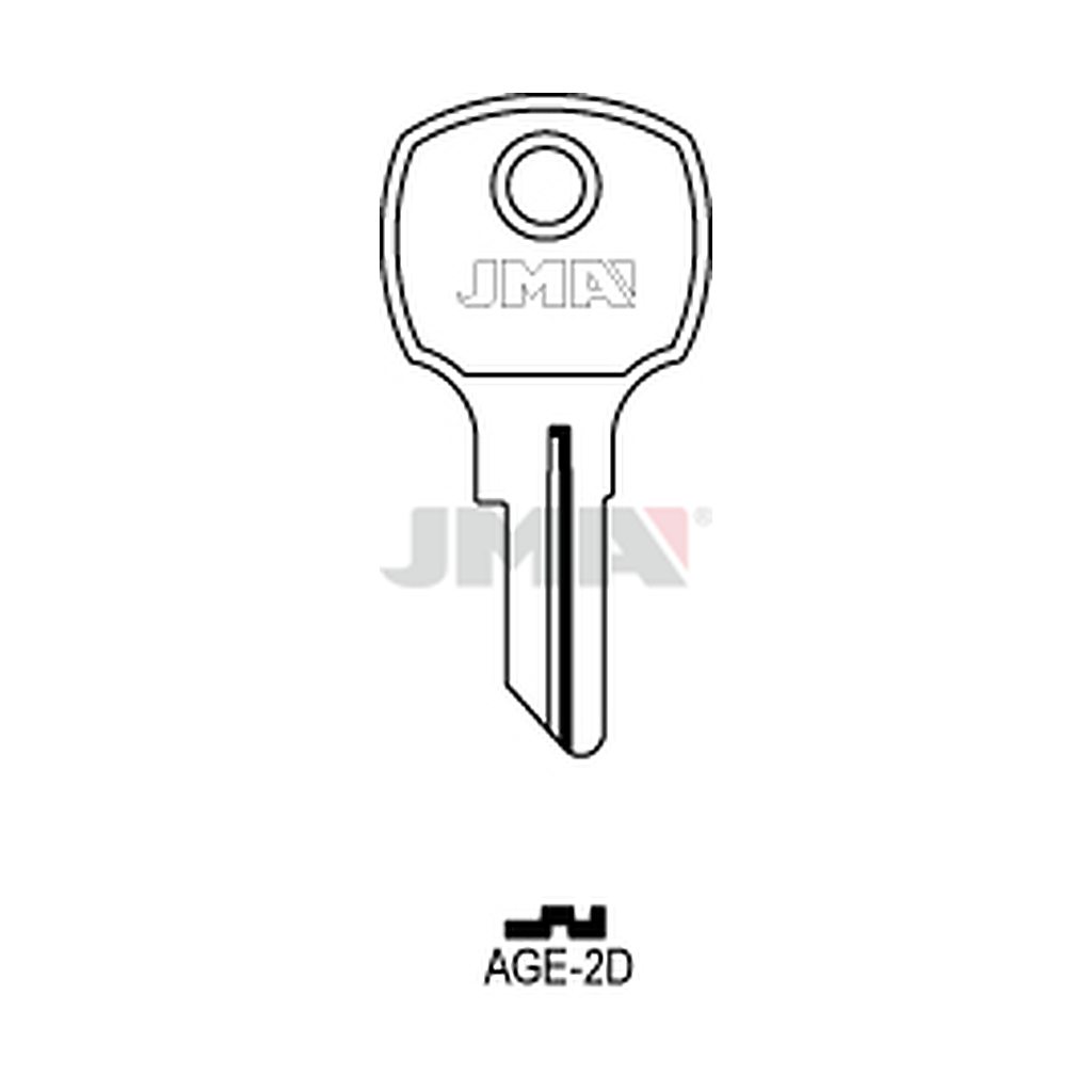 Clé plate acier AGE-2D
