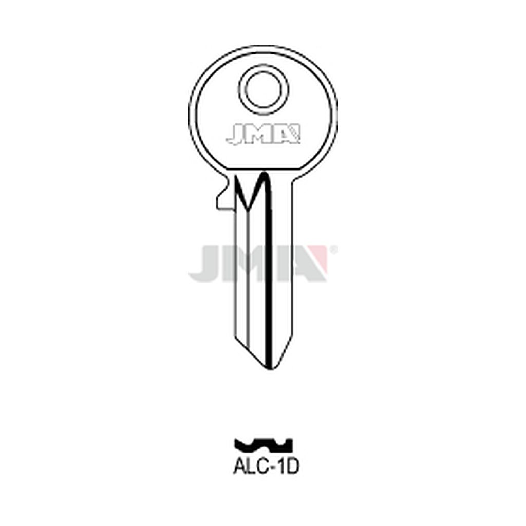 Clé plate acier ALC-1D