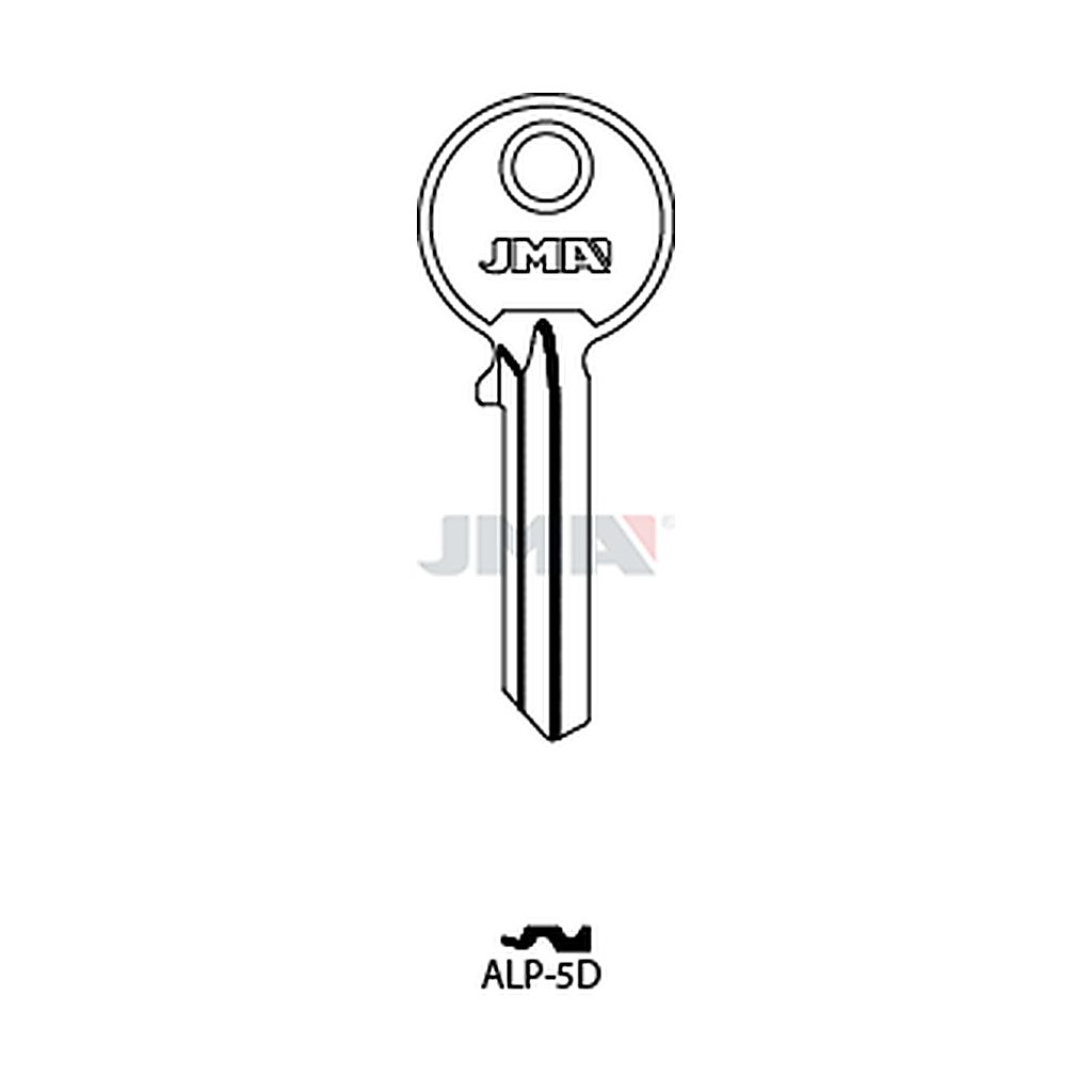 Clé plate acier ALP-5D
