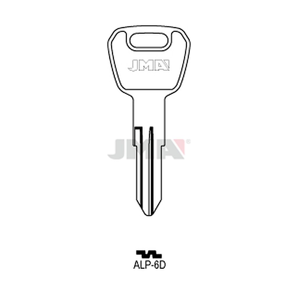 Clé plate acier ALP-6D