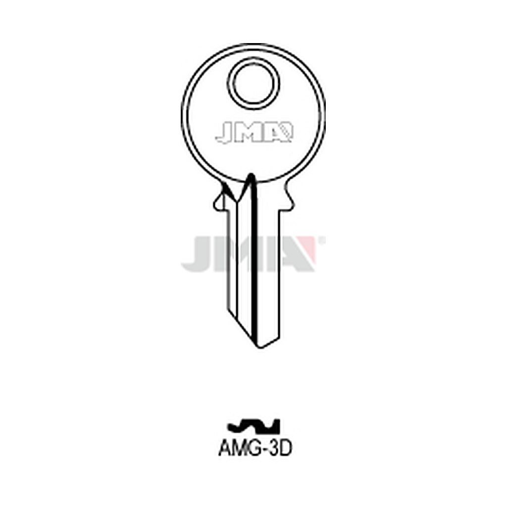 Clé plate acier AMG-3D