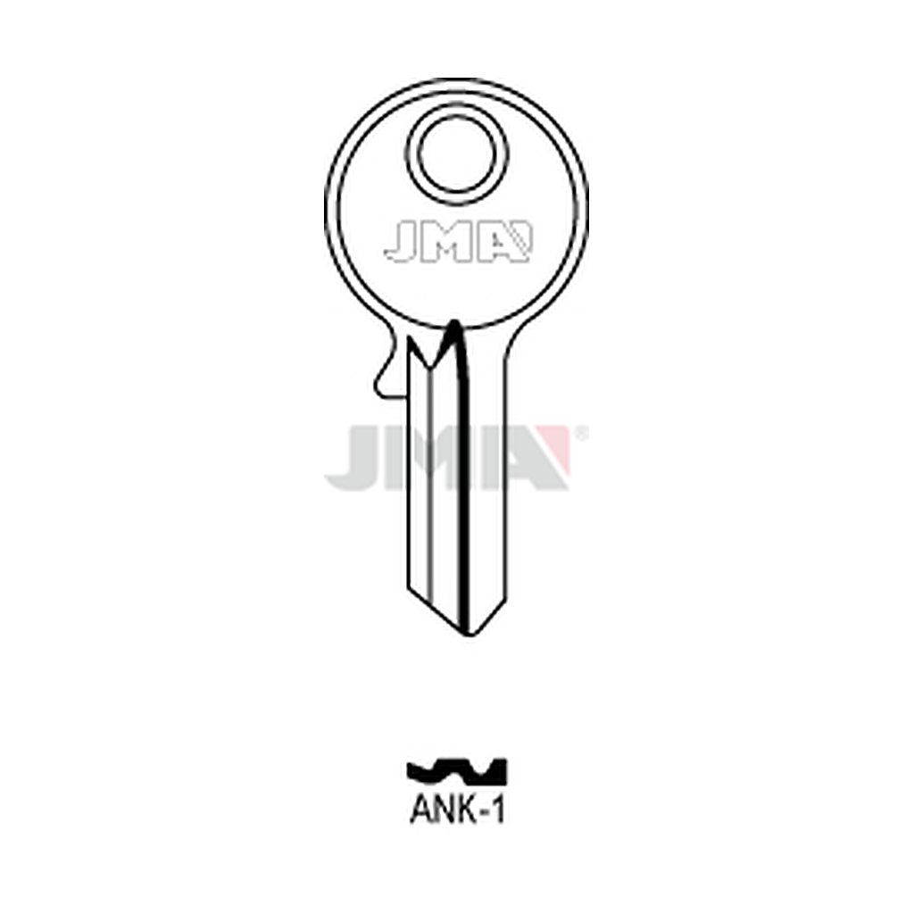 Clé plate acier ANK-1