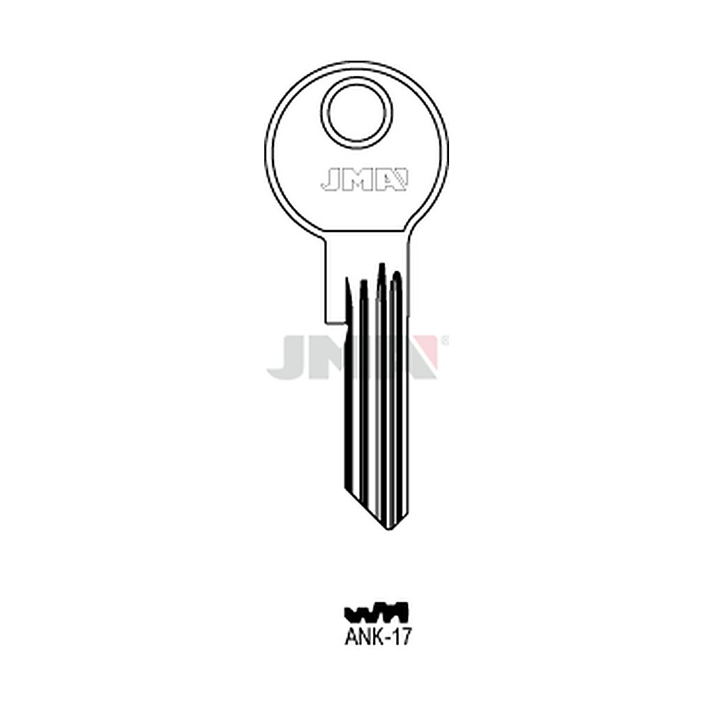 Clé plate ps acier ANK-17