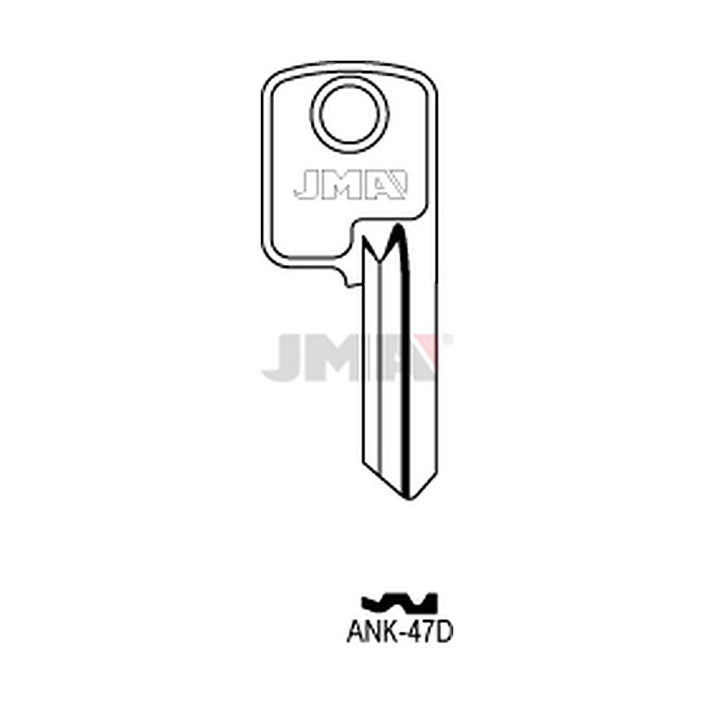 Clé plate acier ANK-47D
