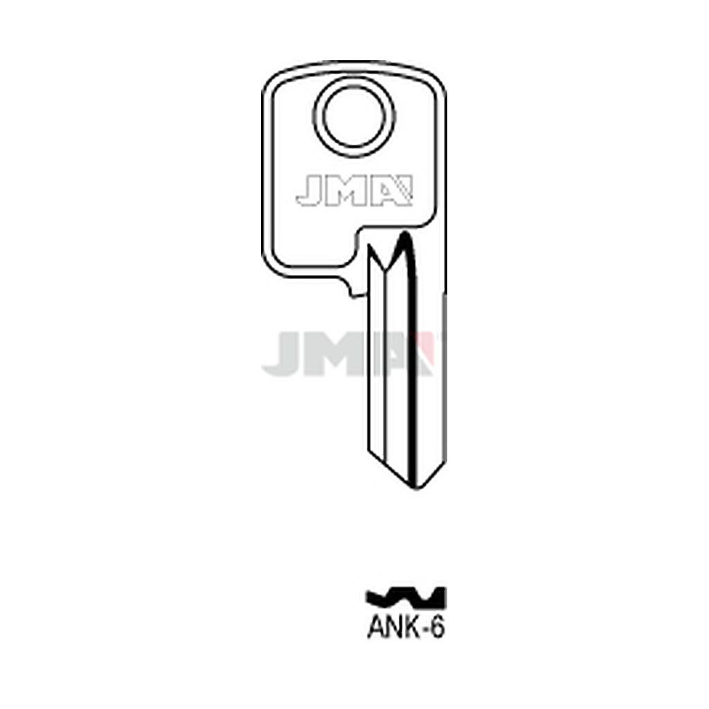 Clé plate acier ANK-6