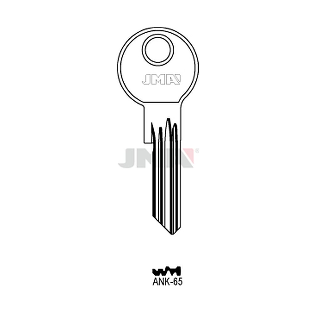 Clé plate ps acier ANK-65