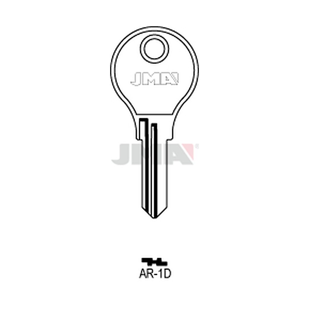 Clé plate acier AR-1D