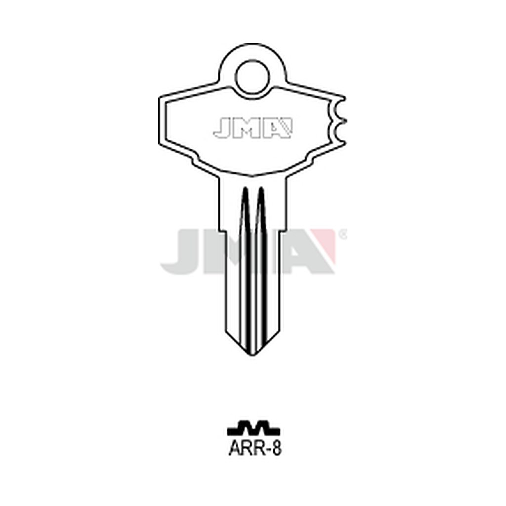 Clé plate acier ARR-8