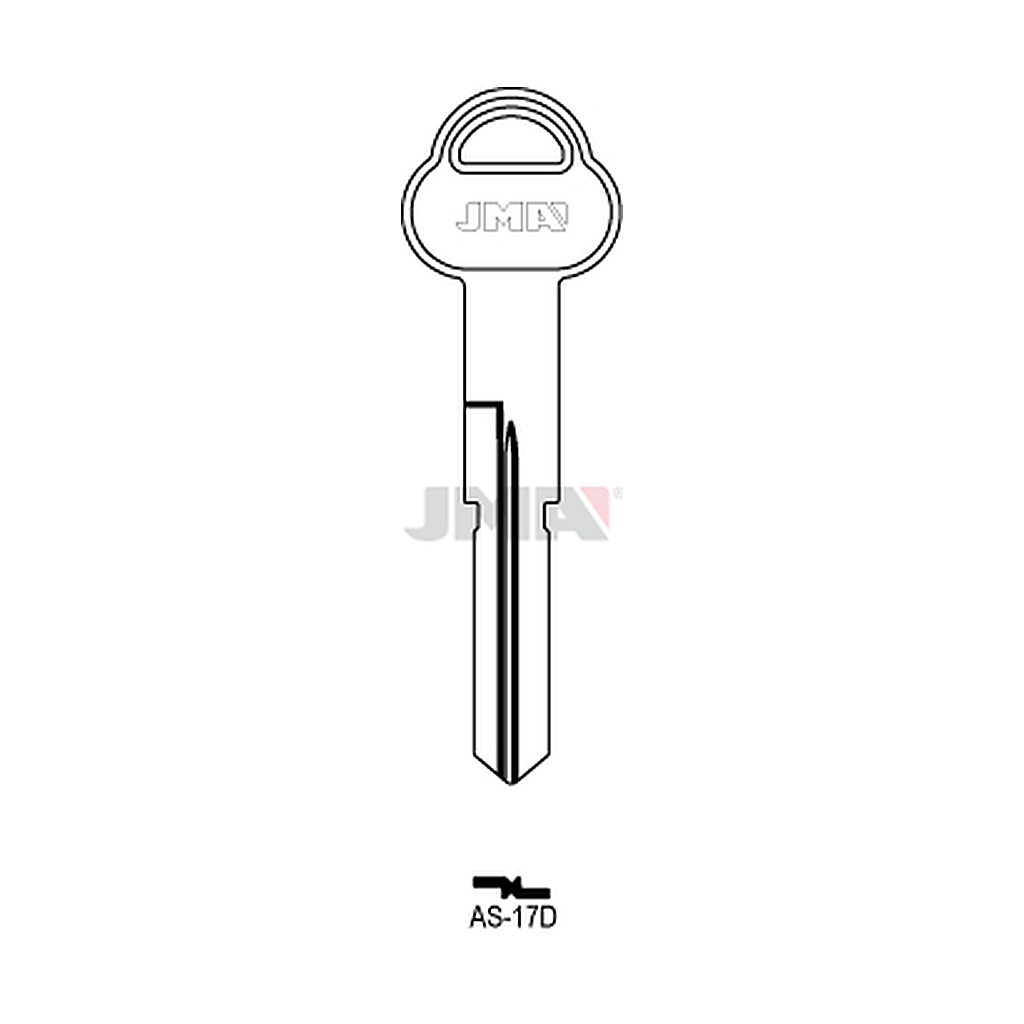 Clé plate ps acier AS-17D