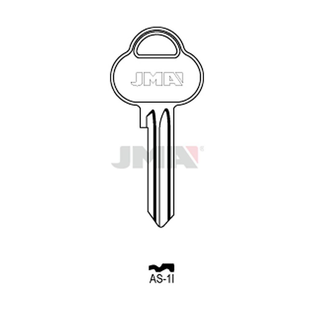 Clé plate acier AS-1I