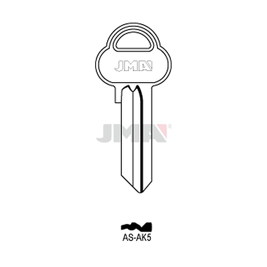 Clé plate ps acier AS-AK5