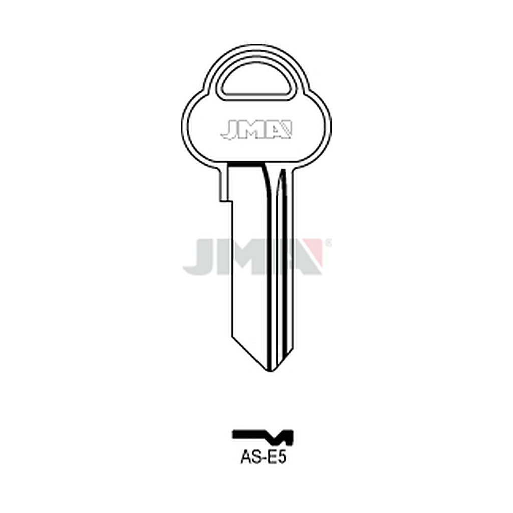Clé plate ps acier AS-E5