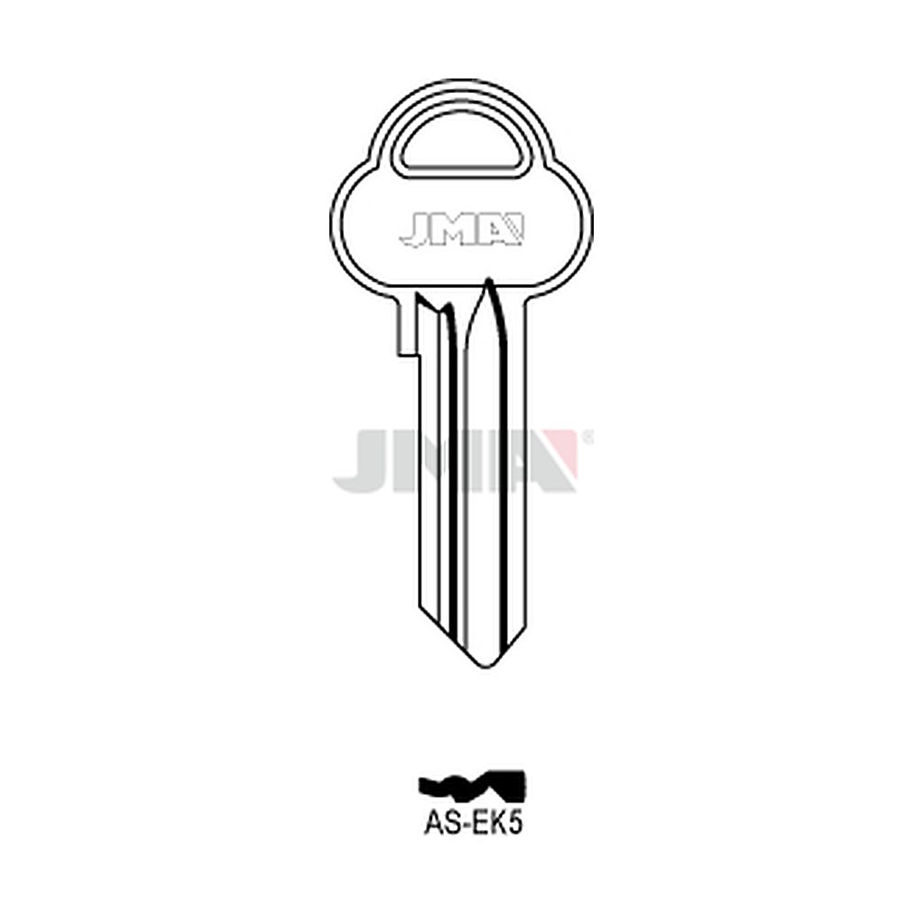 Clé plate ps acier AS-EK5