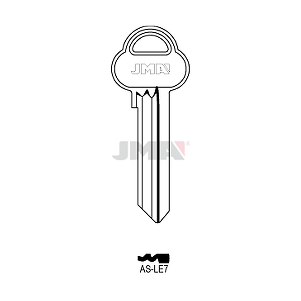 Clé plate ps acier AS-LE7