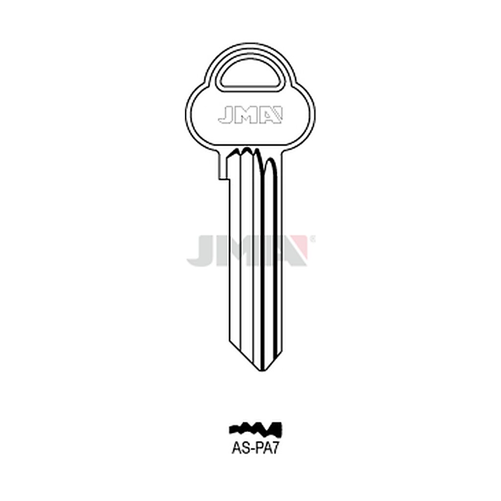 Clé plate ps acier AS-PA7