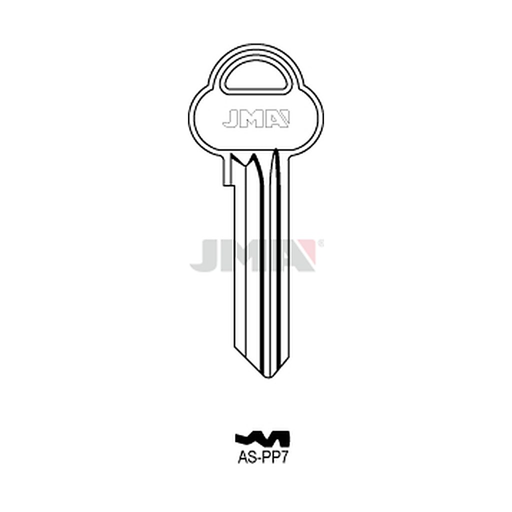 Clé plate ps acier AS-PP7