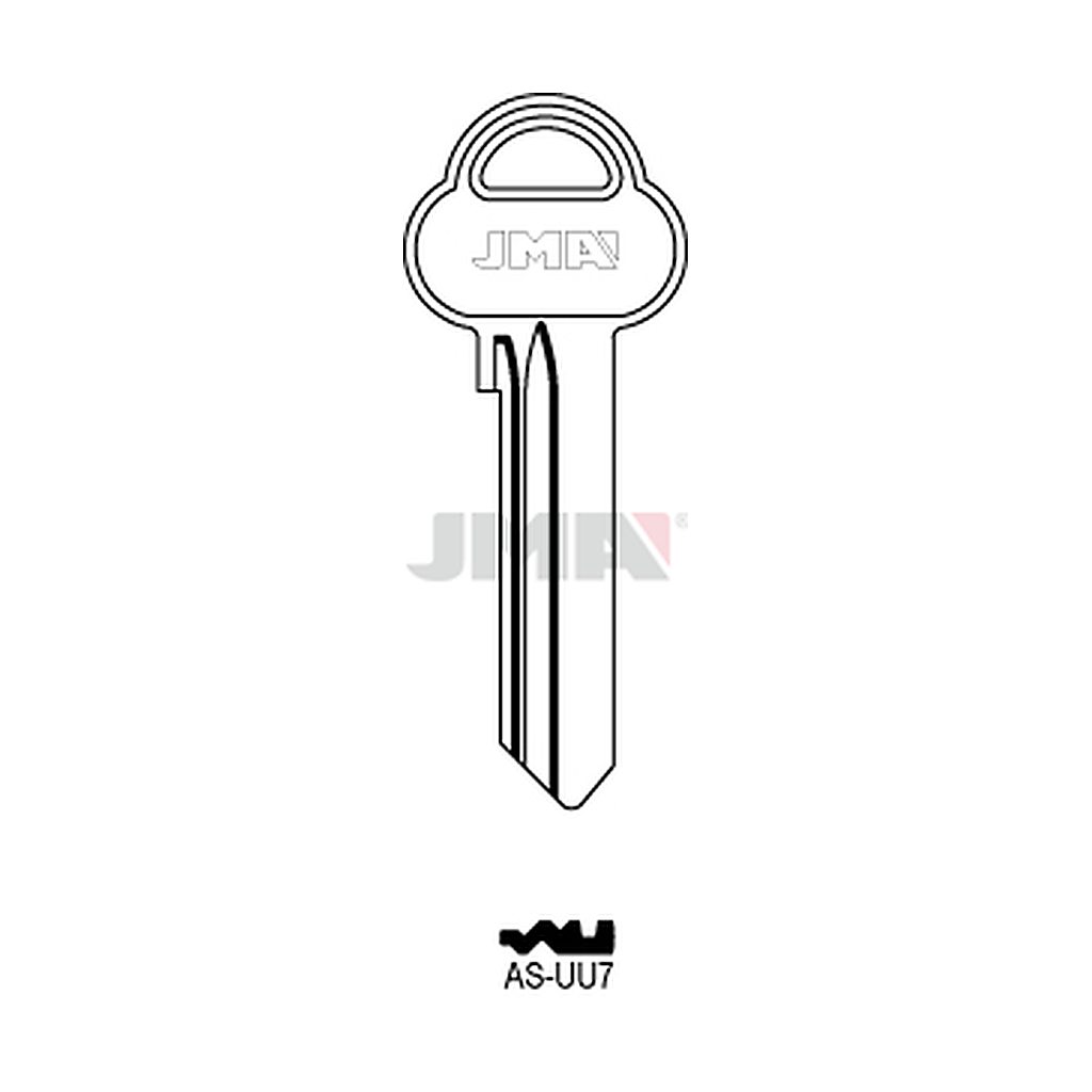 Clé plate ps acier AS-UU7