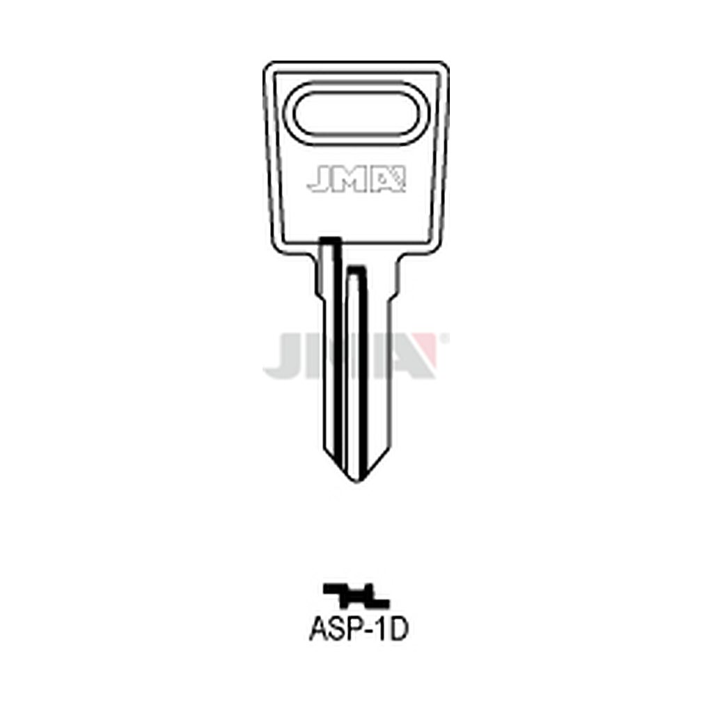 Clé plate acier ASP-1D