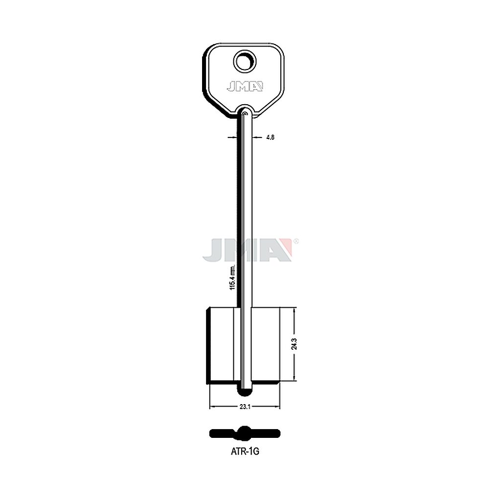 Clé dp tf l 101 a 145 mm ATR-1G