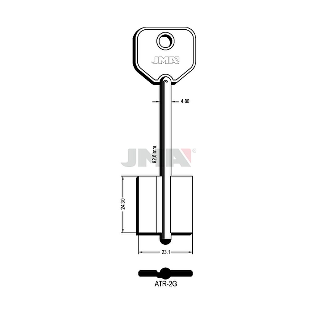 Clé dp tf l 71 a 100 mm ATR-2G