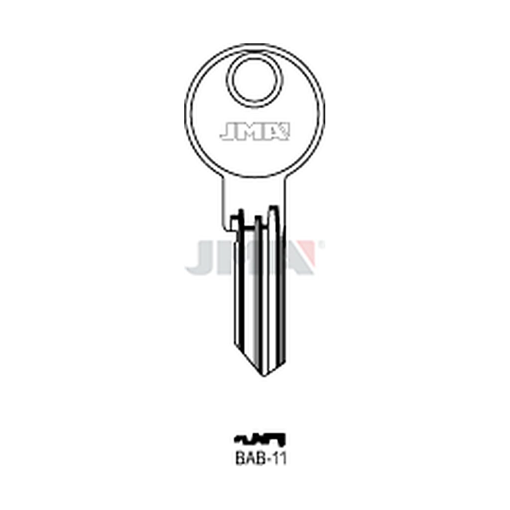 Clé plate ps acier BAB-11