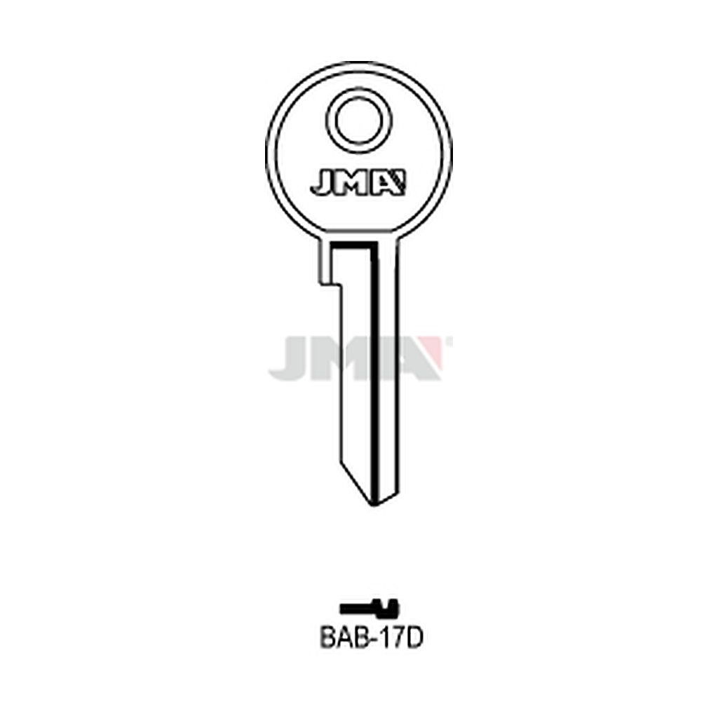 Clé plate acier BAB-17D