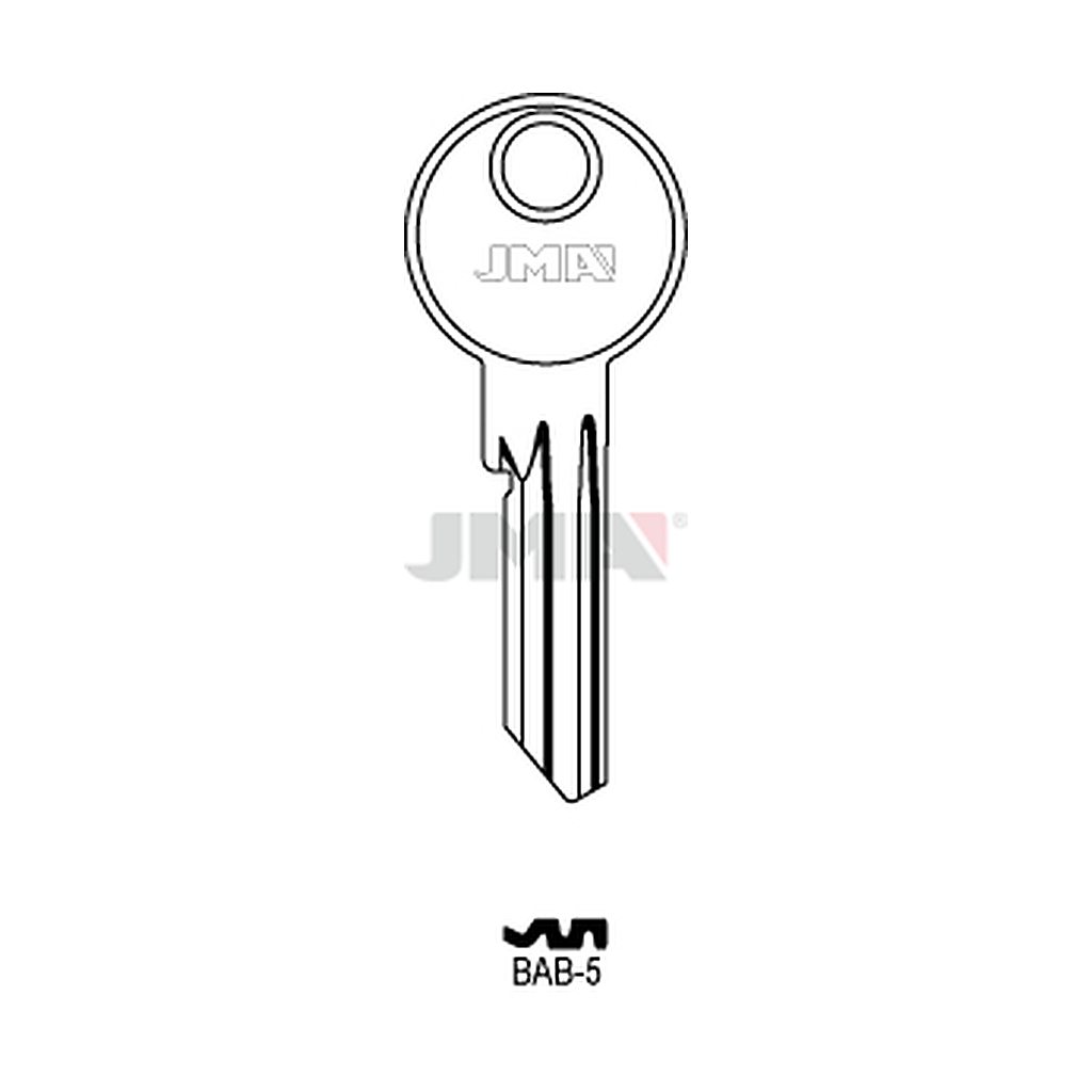 Clé plate ps acier BAB-5