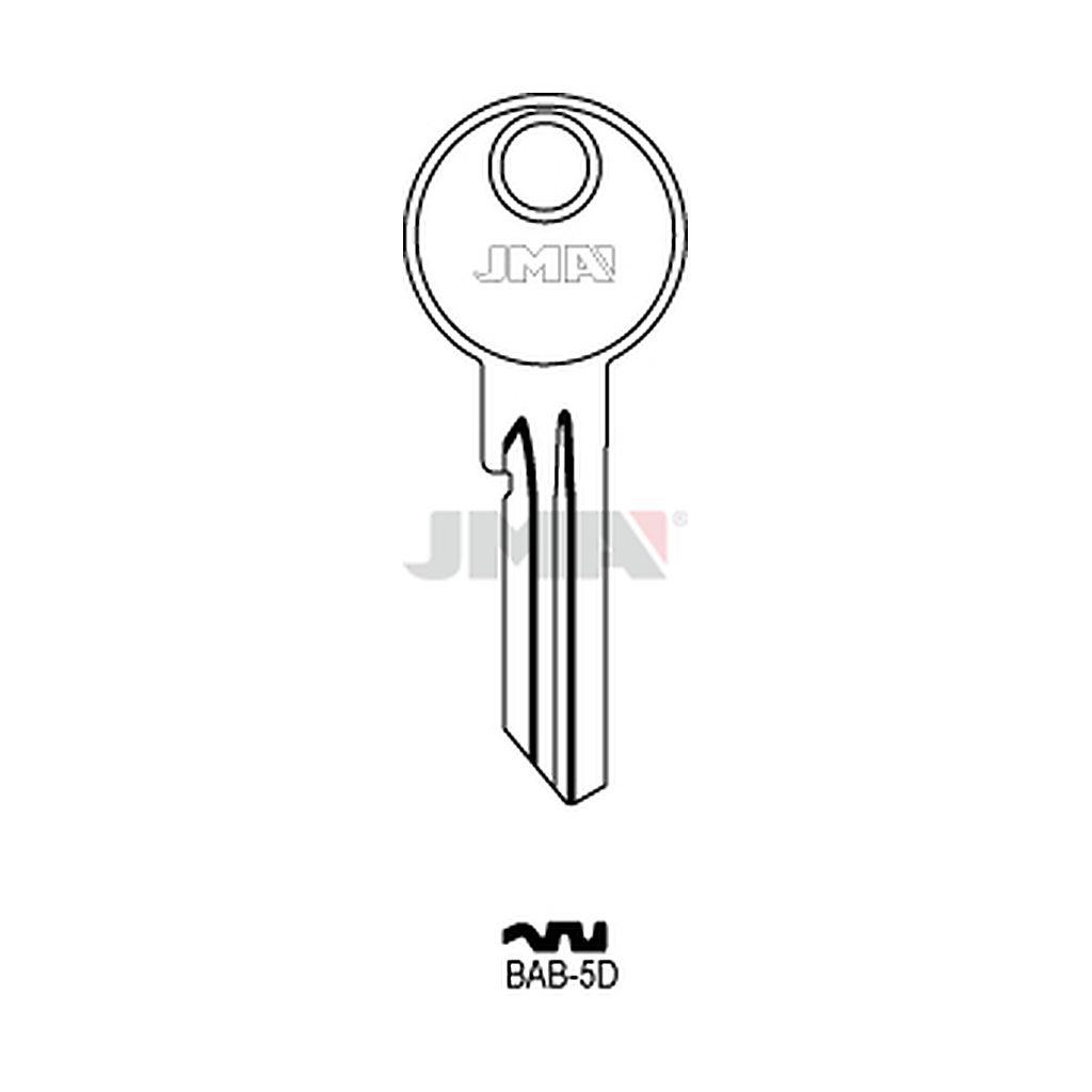 Clé plate ps acier BAB-5D