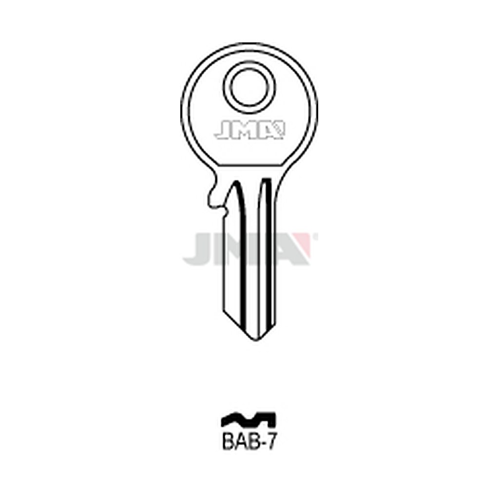 Clé plate acier BAB-7
