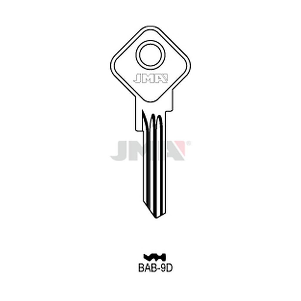 Clé plate ps acier BAB-9D