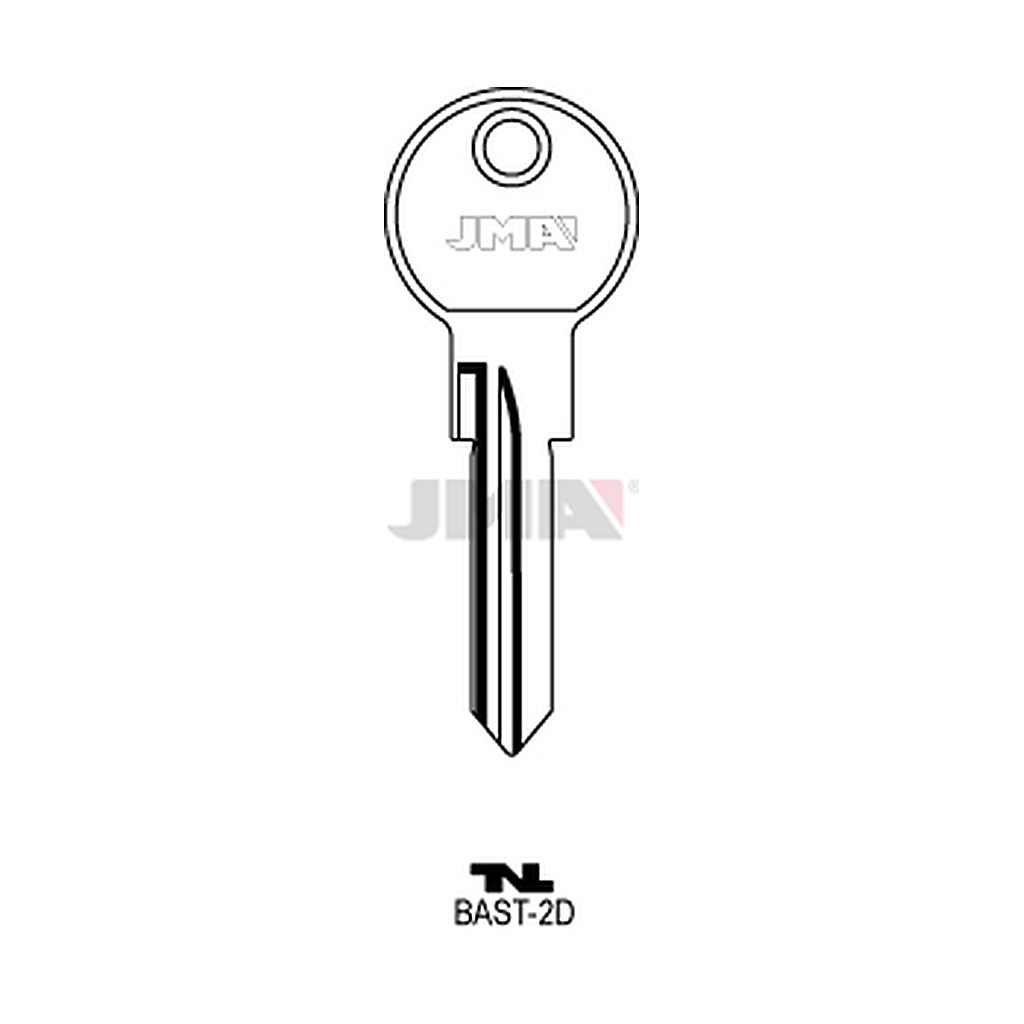 Clé plate acier BAST-2D