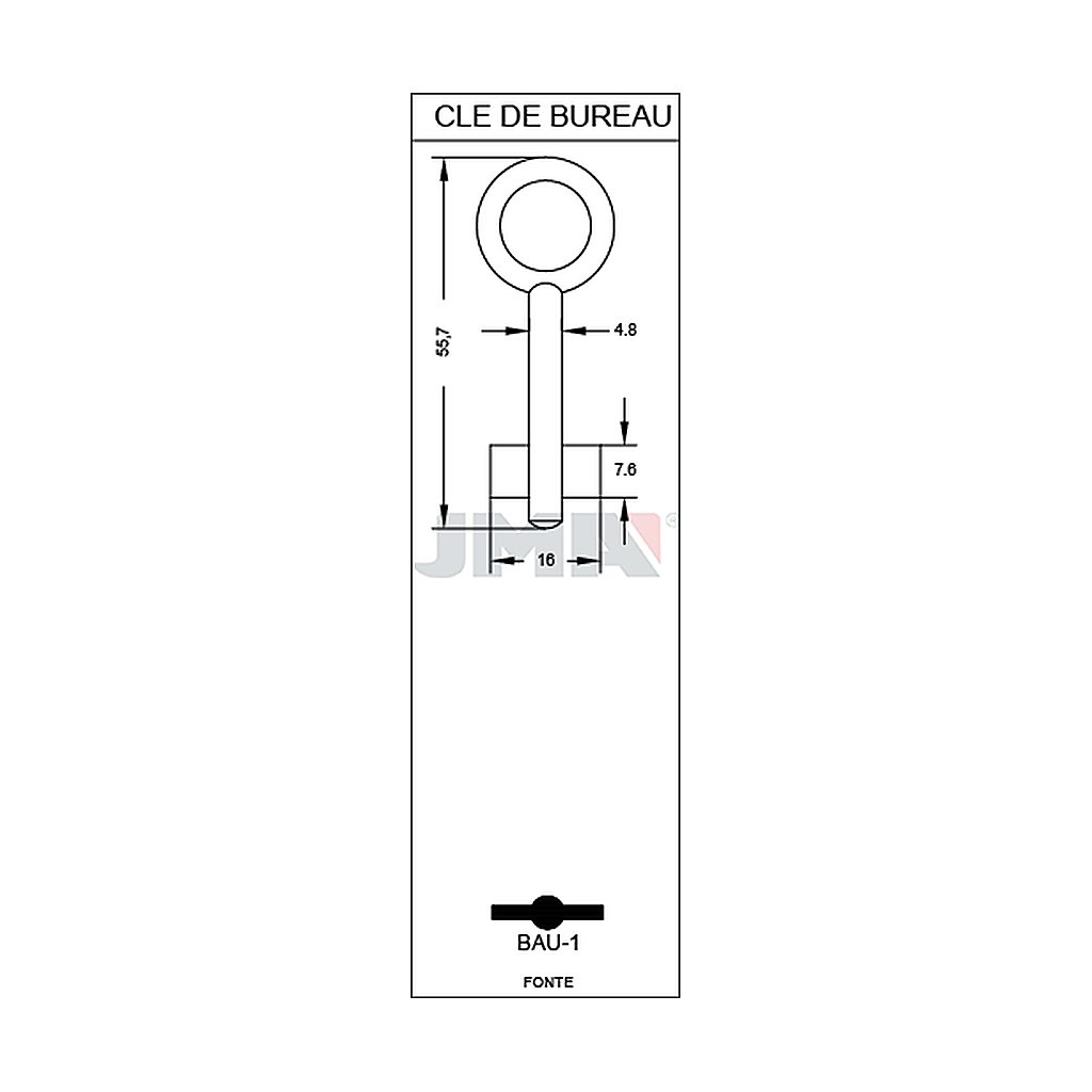 Clé diverse spéciale t2 BAU-1