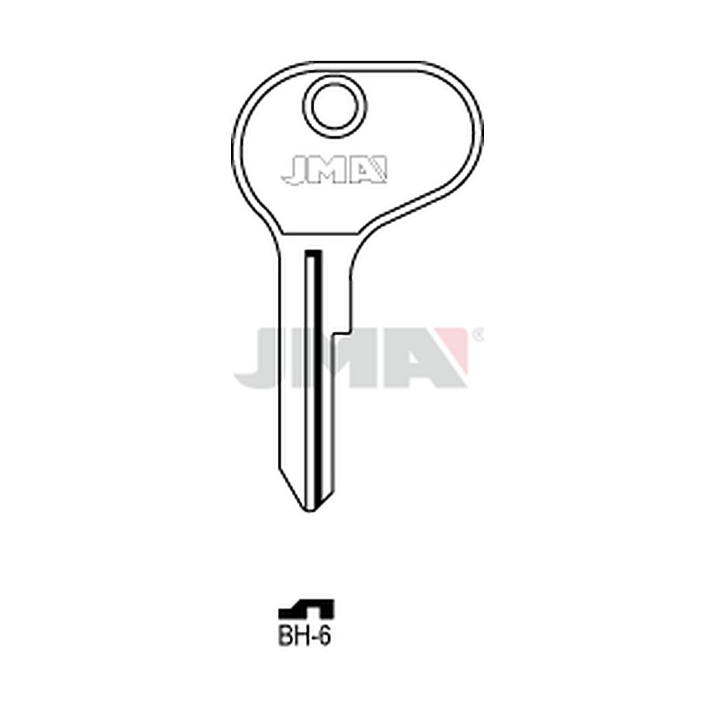 Clé plate acier BH-6