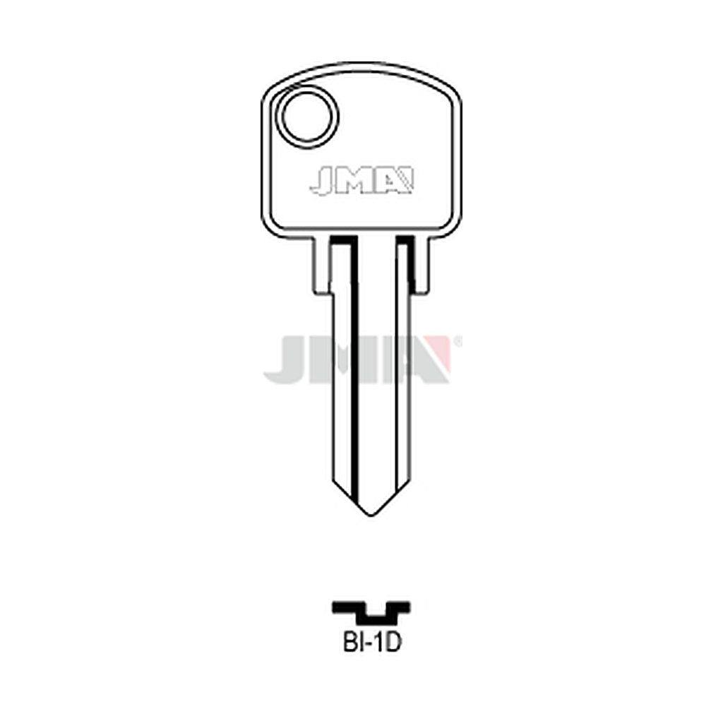 Clé plate acier BI-1D
