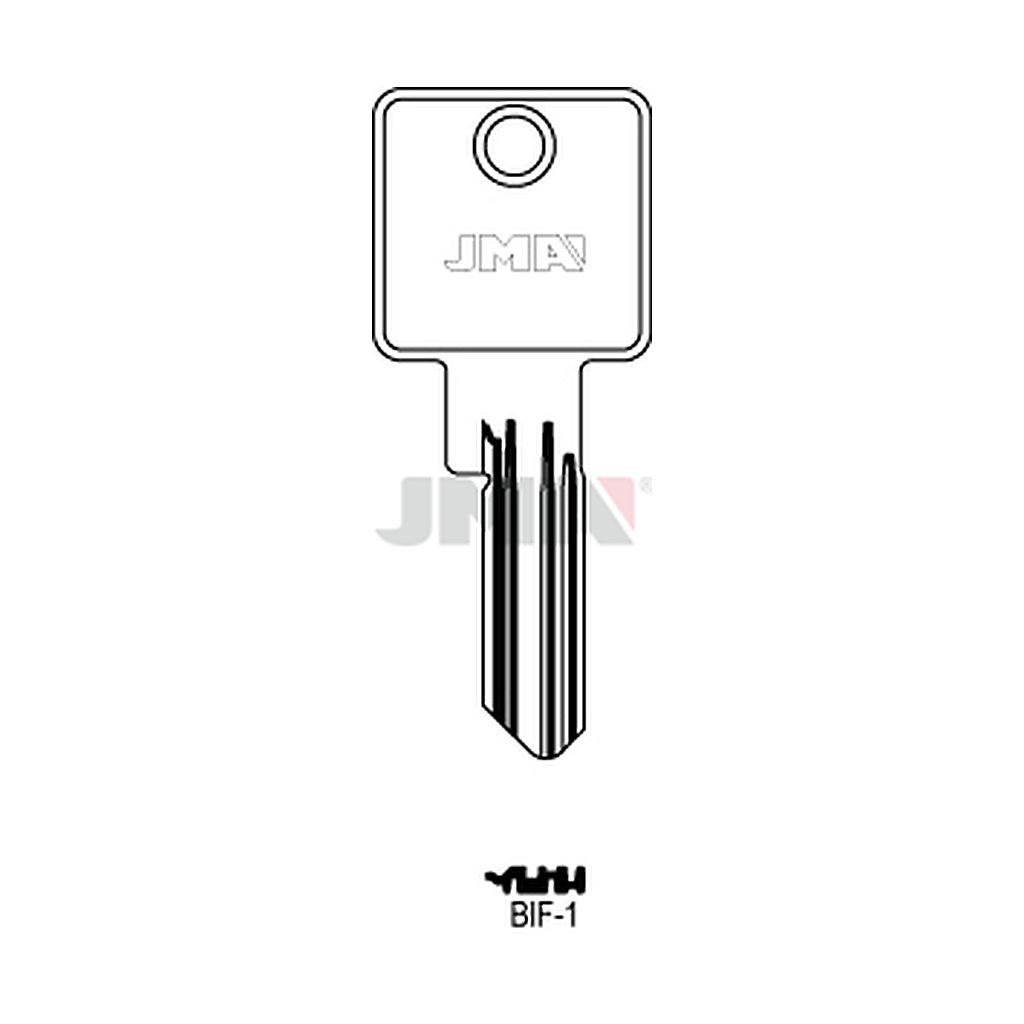 Clé plate ps acier BIF-1