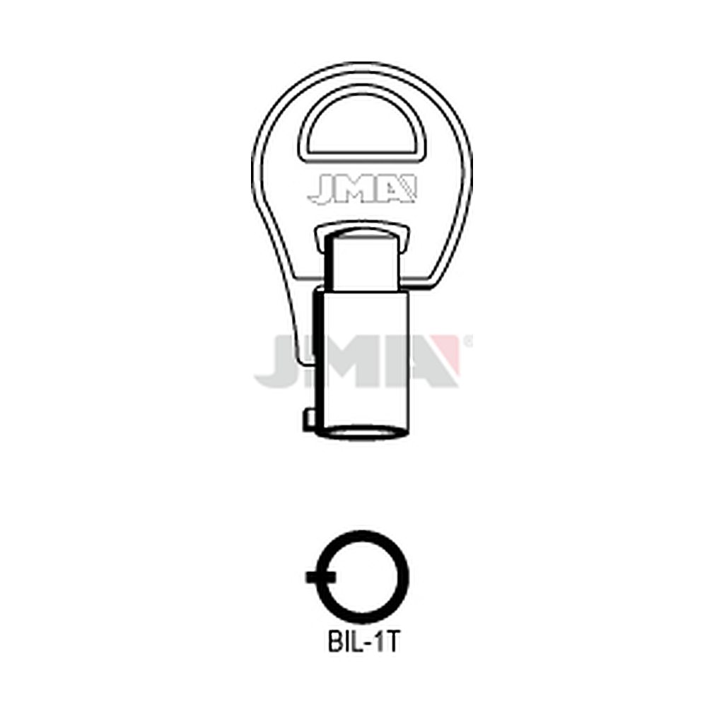 Clé spec.cyl.hors tarif BIL-1T