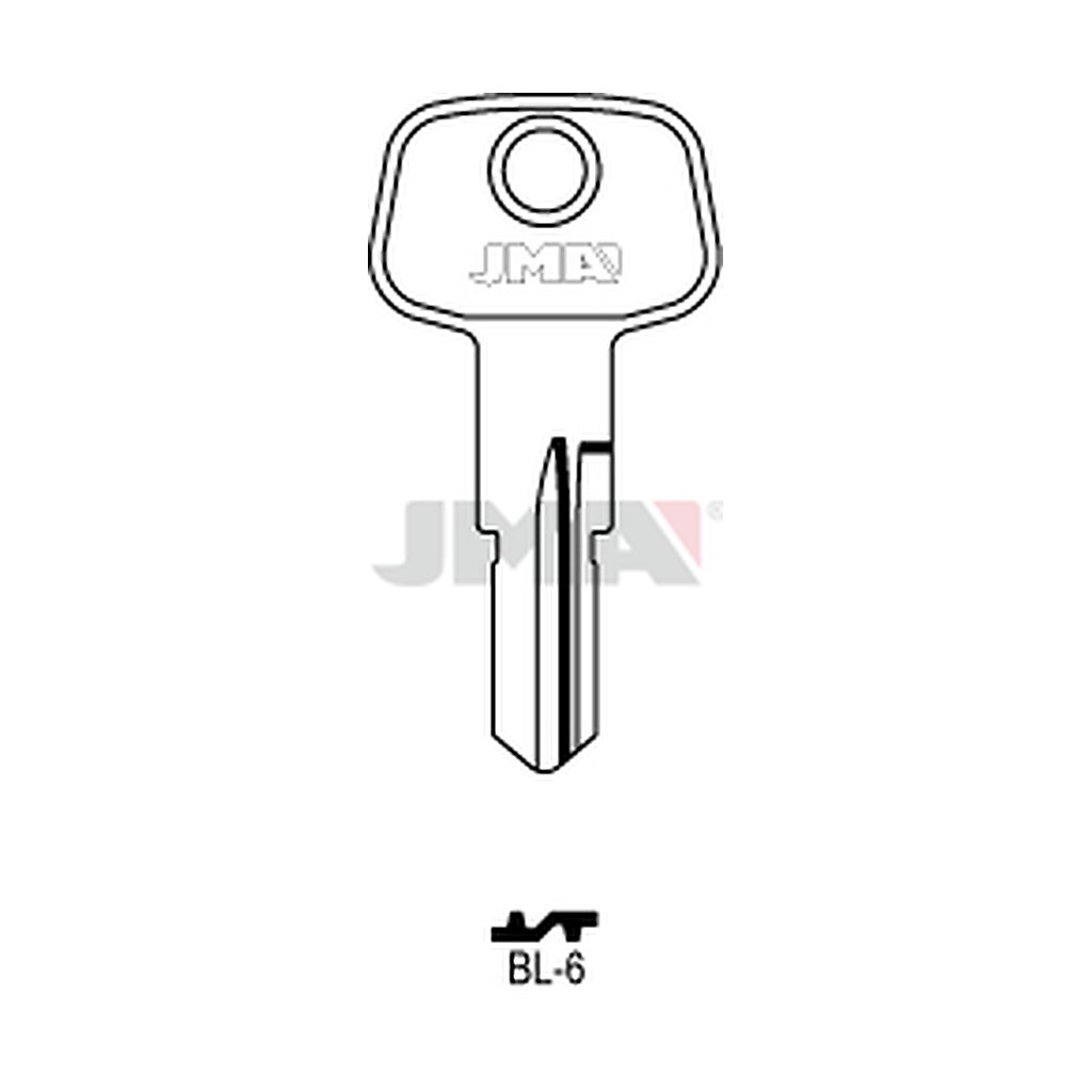 Clé plate acier BL-6