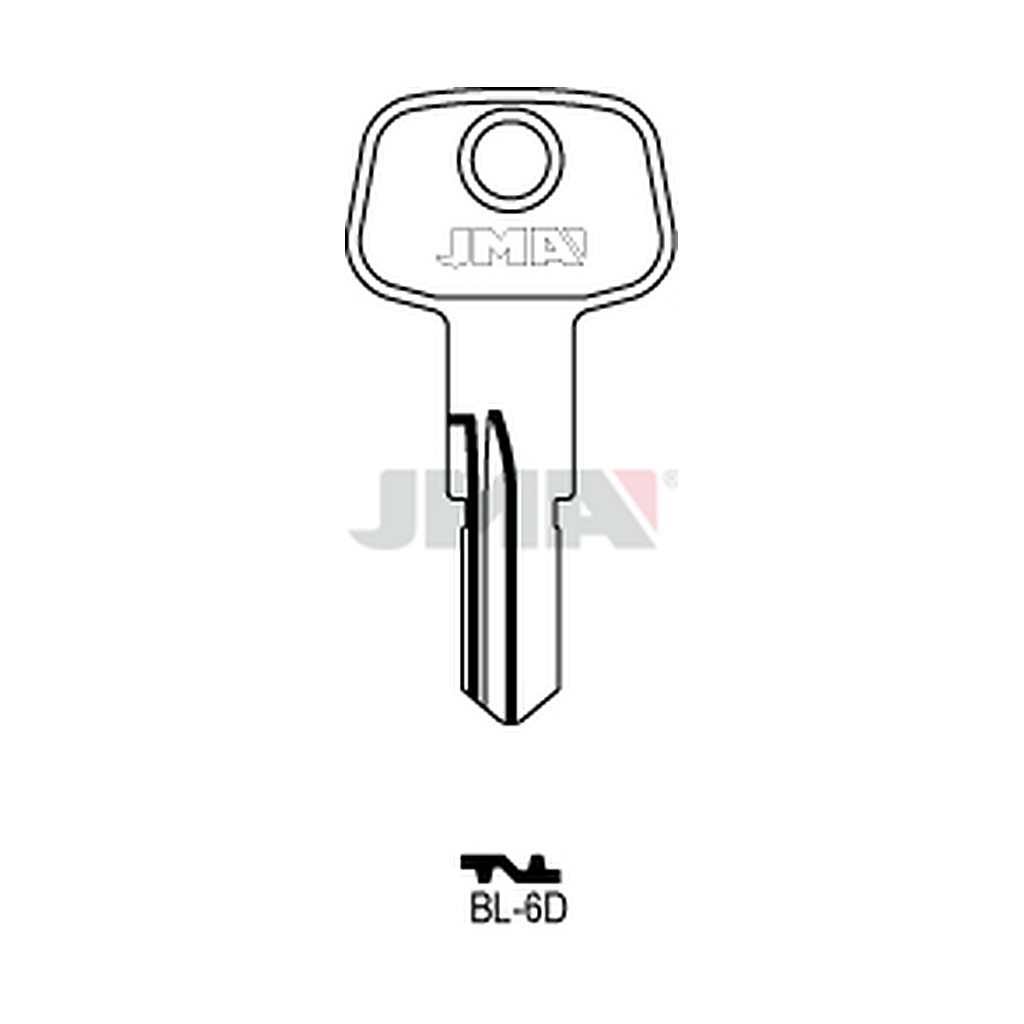 Clé plate acier BL-6D